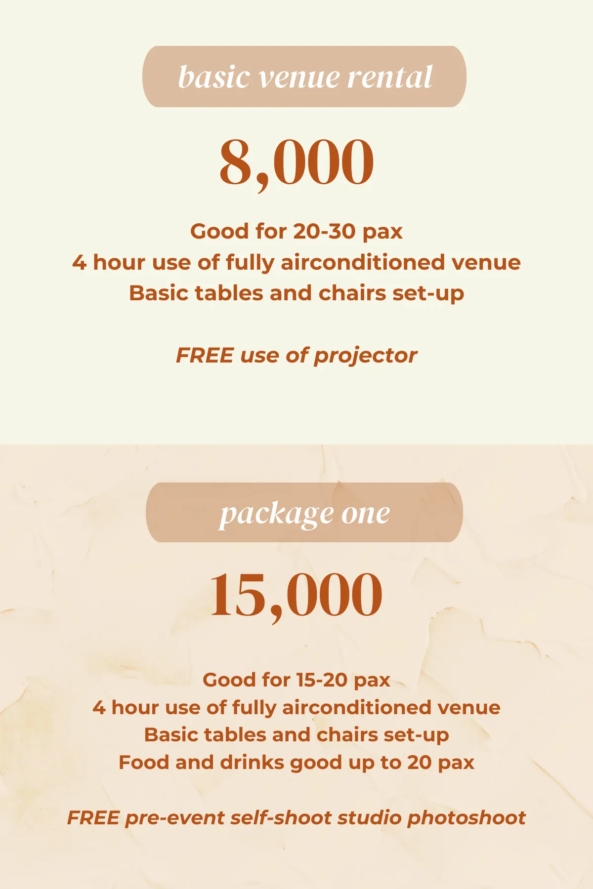 Cosmos Café Studios Menu 2