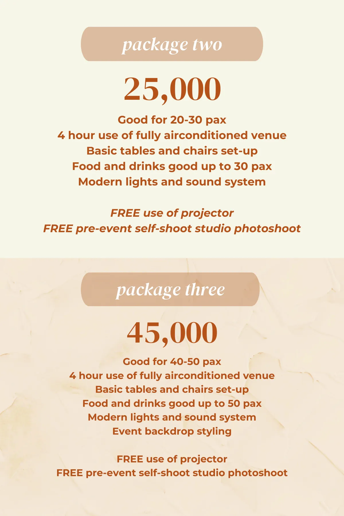 Cosmos Café Studios Menu 3