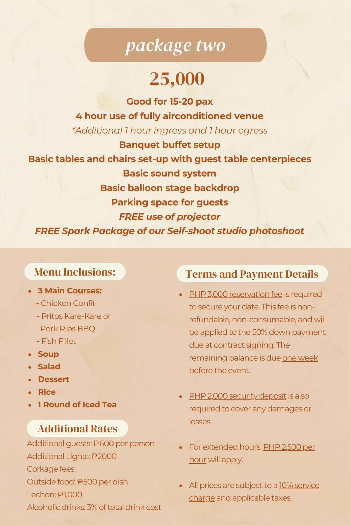 Cosmos Café Studios Menu 4