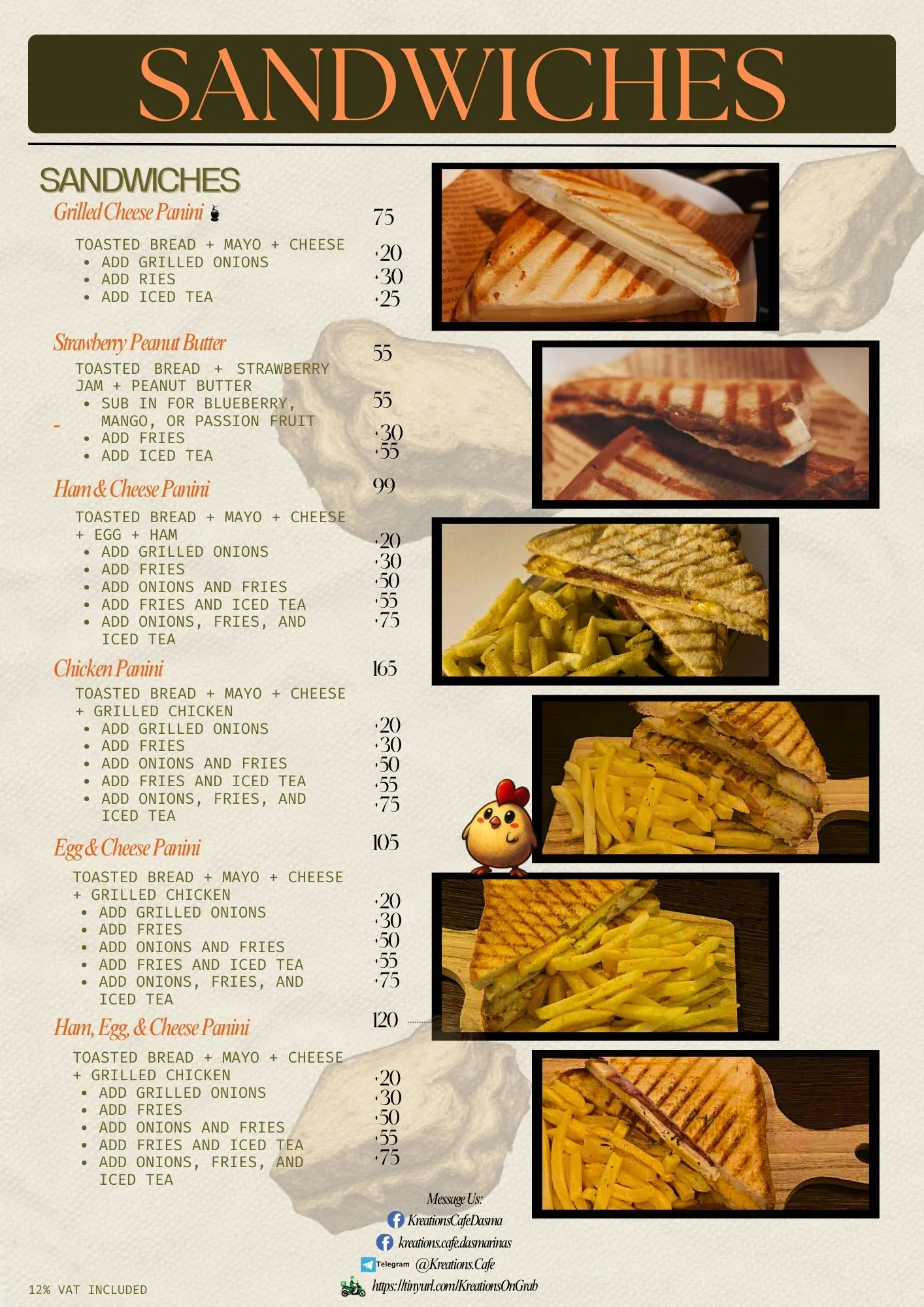 Kreations Cafe Special Promotion 2