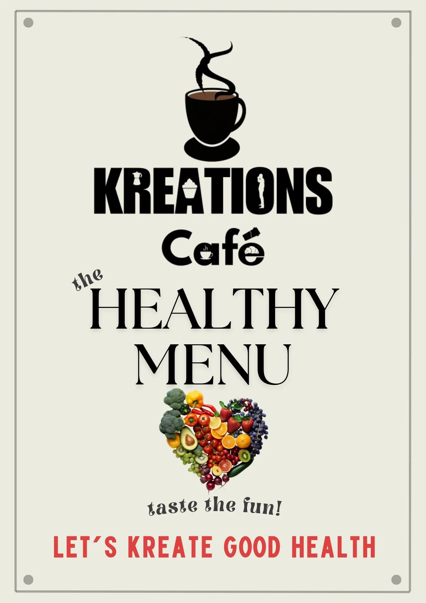 Kreations Cafe Special Promotion 2